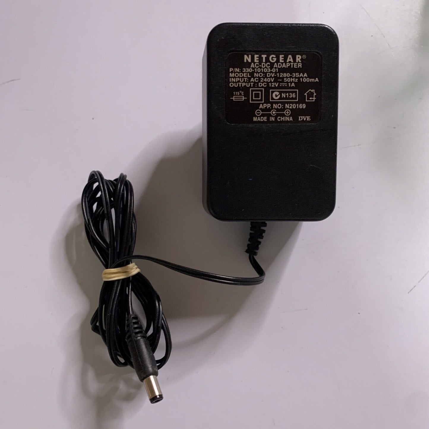 Genuine Netgear AC Adapter 12V 1A 330-10103-01 Power Supply for Wireless Router