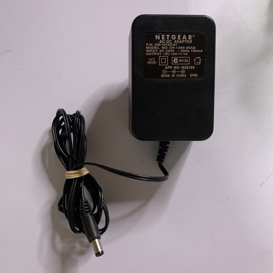 Genuine Netgear AC Adapter 12V 1A 330-10103-01 Power Supply for Wireless Router
