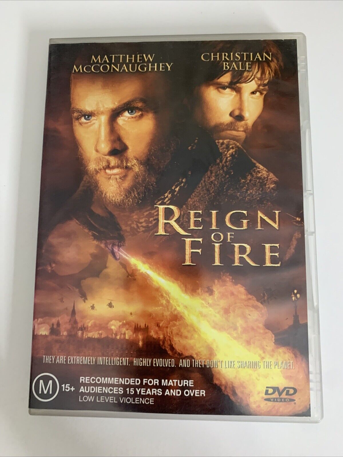 Reign of Fire (DVD, 2002) Christian Bale, Matthew McConaughey, Gerard Butler