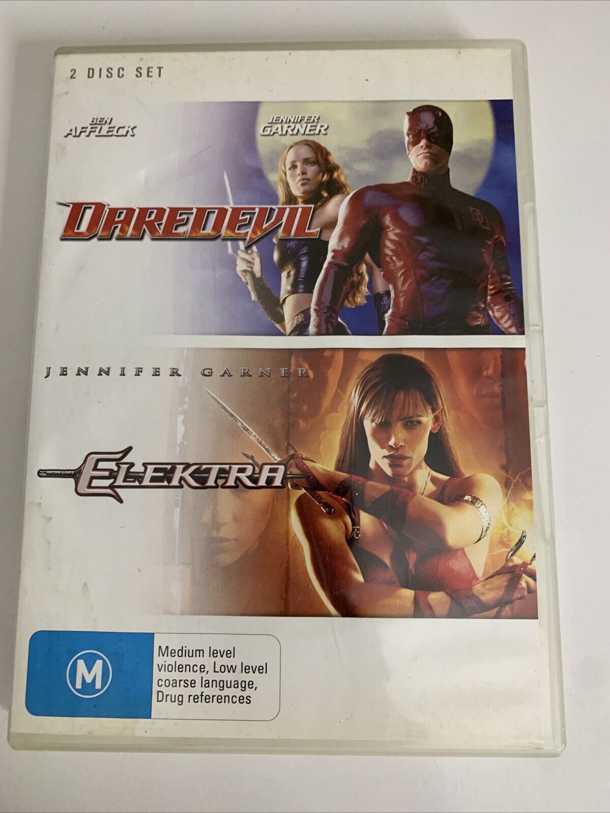 Elektra / Daredevil (DVD, 2005, 2-Disc) Ben Affleck, Jennifer Garner Region 4