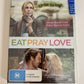 Eat Pray Love (DVD, 2010) Julia Roberts Region 4 BRAND NEW Sealed