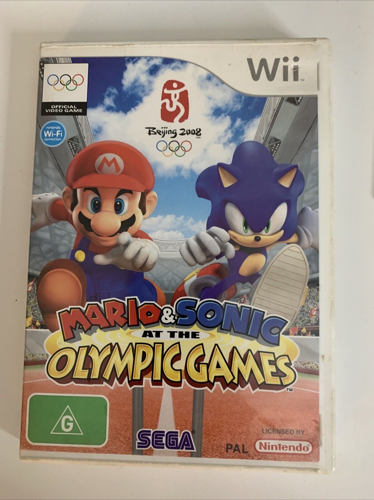 Mario & Sonic at The Olympic Games Beijing 2008  Nintendo Wii PAL Game Complete