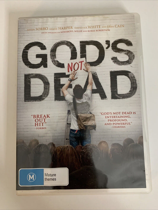 God's Not Dead (DVD, 2014) Kevin Sorbo, Shane Harper  zAll Regions
