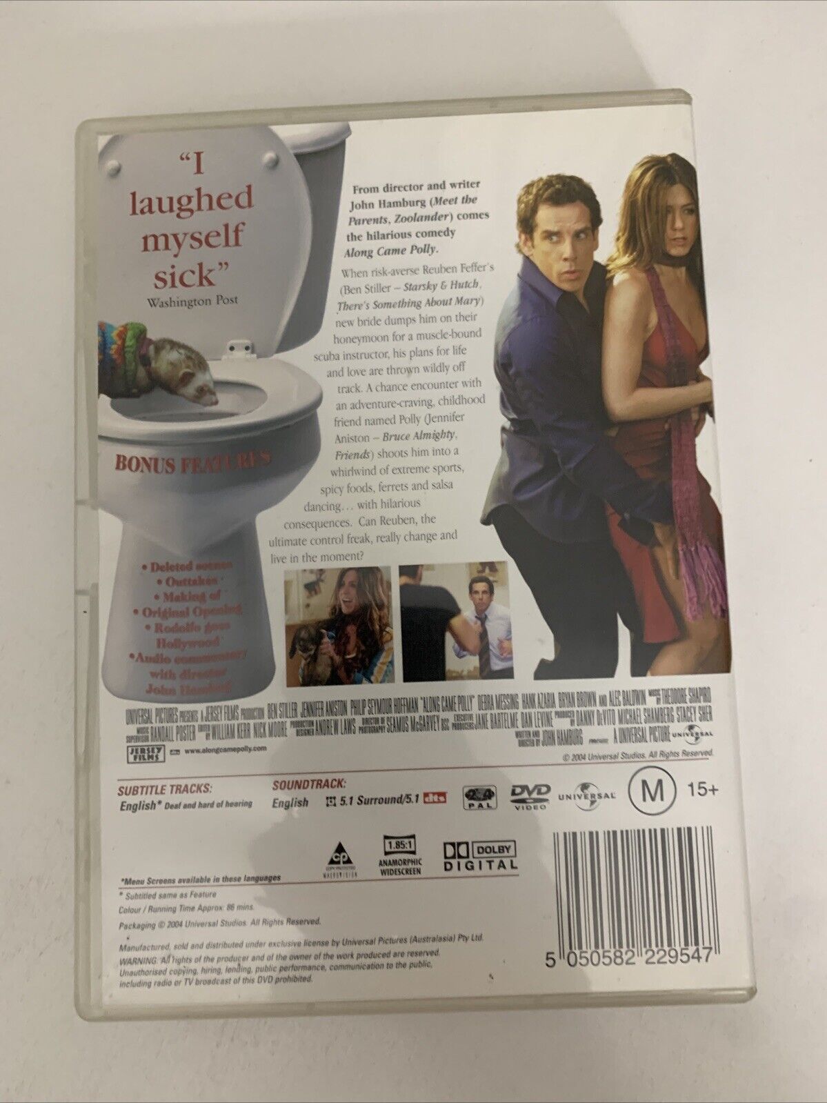 Along Came Polly (DVD, 2004) Jennifer Aniston, Ben Stiller Comedy Region 4