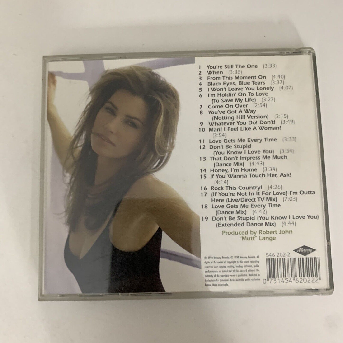 Come On Over by Shania Twain (CD, 1999) Album Including Australian Bonus Tracks