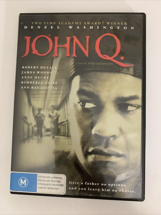 John Q. (DVD, 2002) Denzel Washington, Anne Heche, Ray Liotta  Region 4