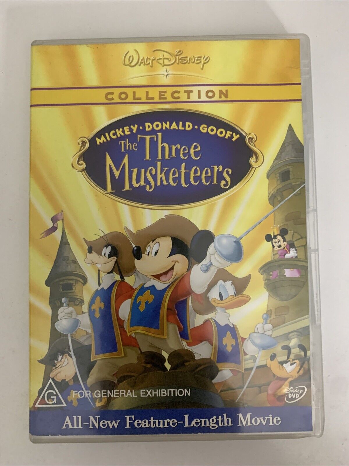 Disney The Three Musketeers : Mickey, Donald & Goofy (DVD, 2004) Region 4