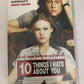 10 Things I Hate About You (DVD, 1999) Julia Stiles, Heath Ledger  Region 4
