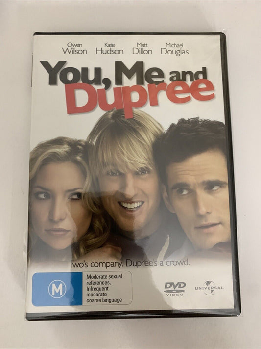 You, Me and Dupree (DVD,2006) Matt Dillon, Kate Hudson, Owen Wilson Region 4 NEW