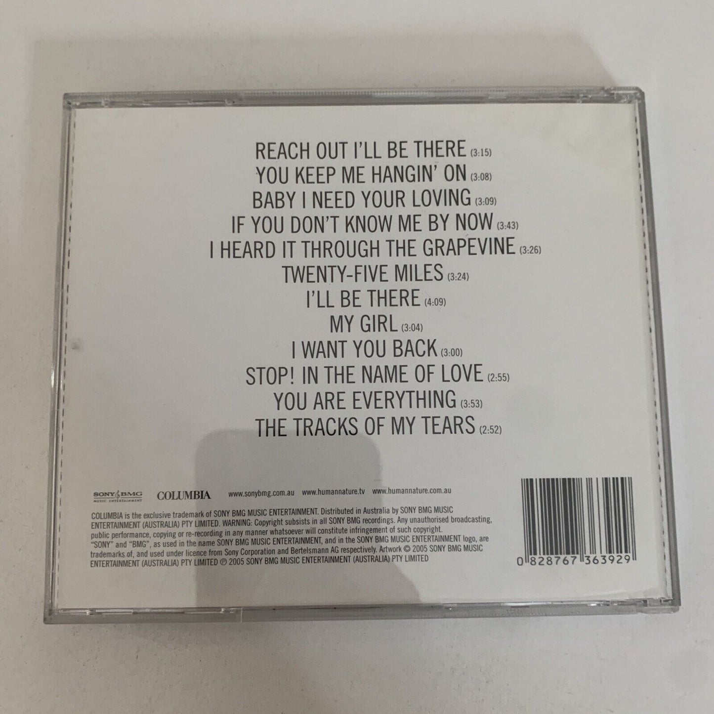 Reach Out: The Motown Record by Human Nature (CD, 2005) Album
