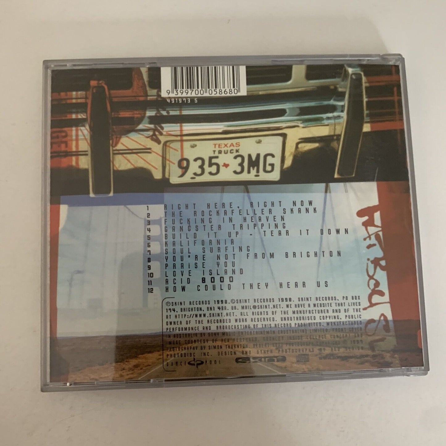 Fatboy Slim – You've Come a Long Way, Baby (CD, 1998) Album