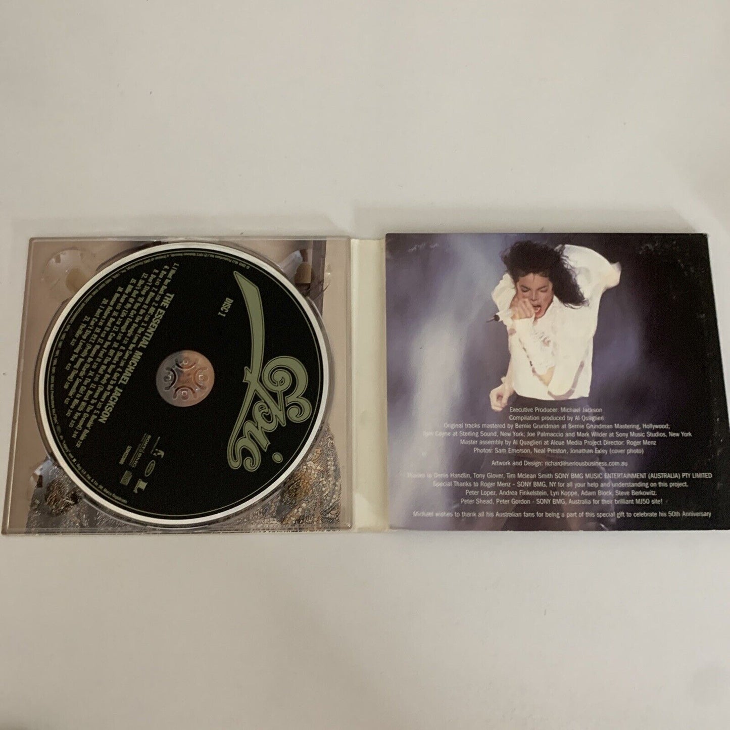 Michael Jackson – King Of Pop Australian 50th Anniversary Ed. (CD, 2008) 2-Disc