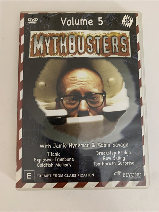 Mythbusters : Vol 5 (DVD, 2003) Region 4