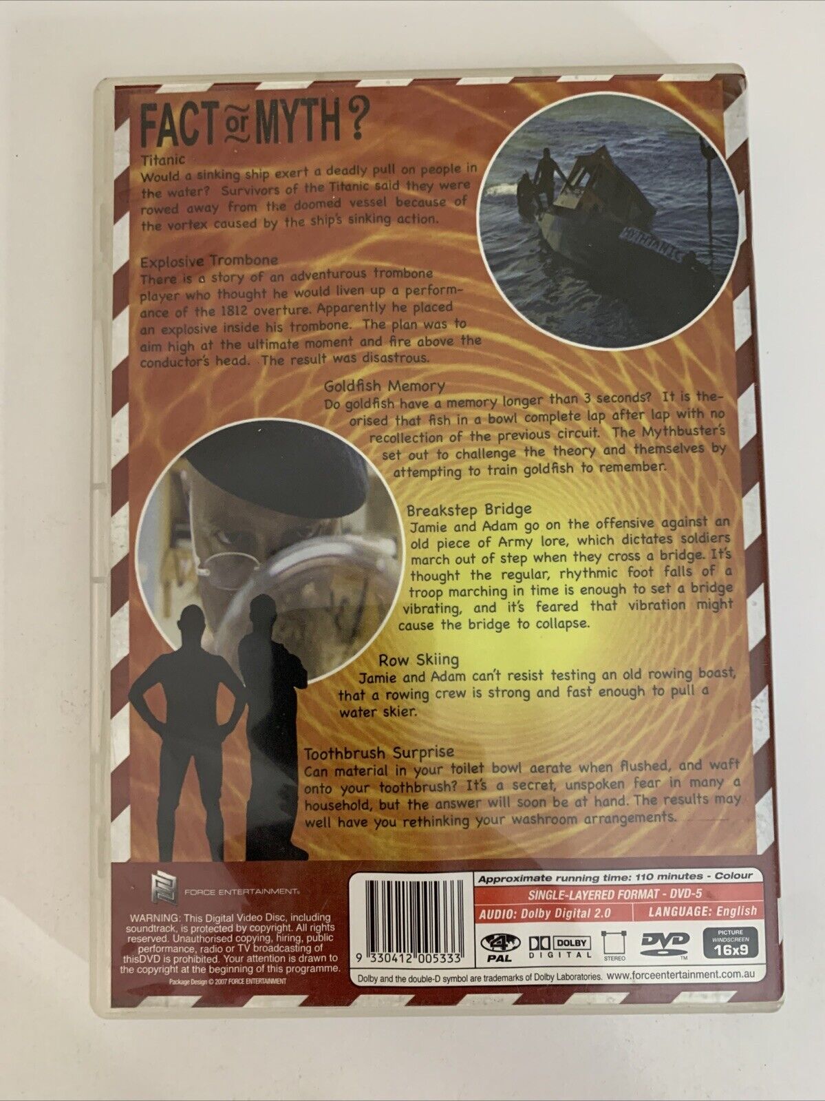 Mythbusters : Vol 5 (DVD, 2003) Region 4