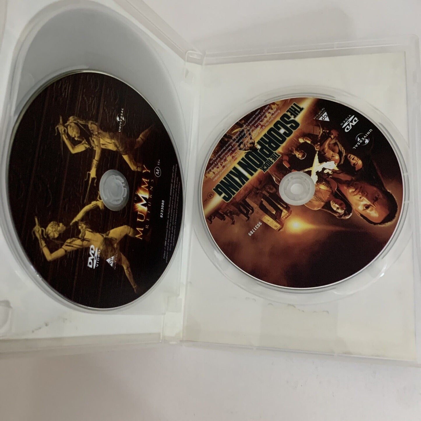 The Mummy / The Mummy Returns / The Scorpion King (DVD, 1999) Region 4