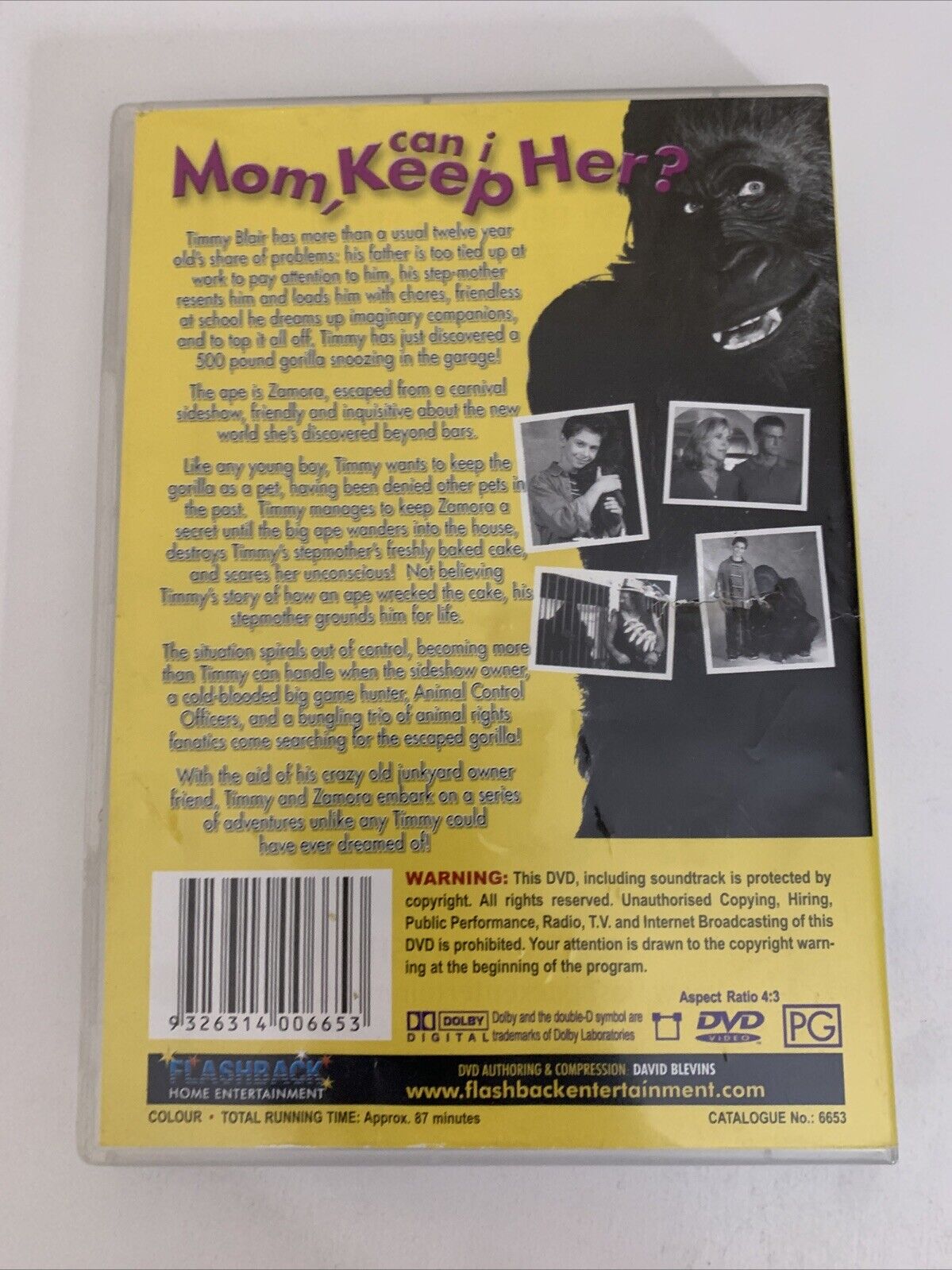 Mom Can I Keep Her? (DVD, 1998) Gil Gerard, Kevin Dobson, Alana Stewart Region 4