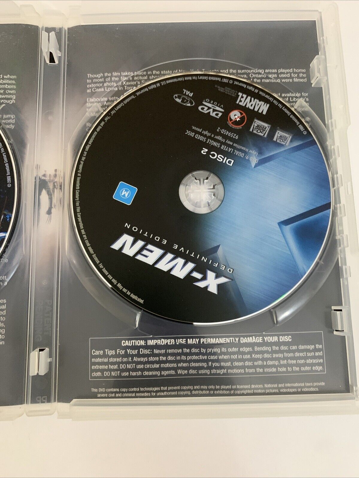 X-Men (Definitive Edition, DVD, 2000) 2-Disc Region 4