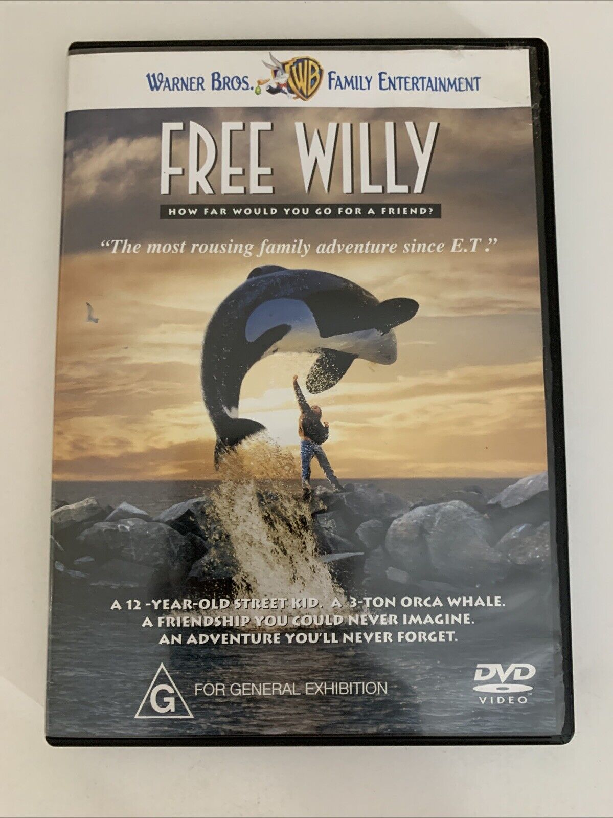 Free Willy (DVD, 1993) Michael Madsen, Jason James Richter, Jayne Atkinson Reg 4