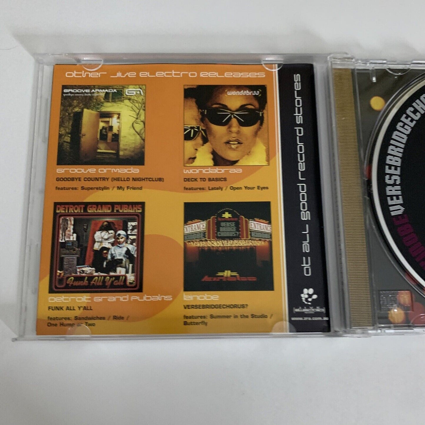 Versebridgechorus? by Kinobe (CD, 2001) Album Jive