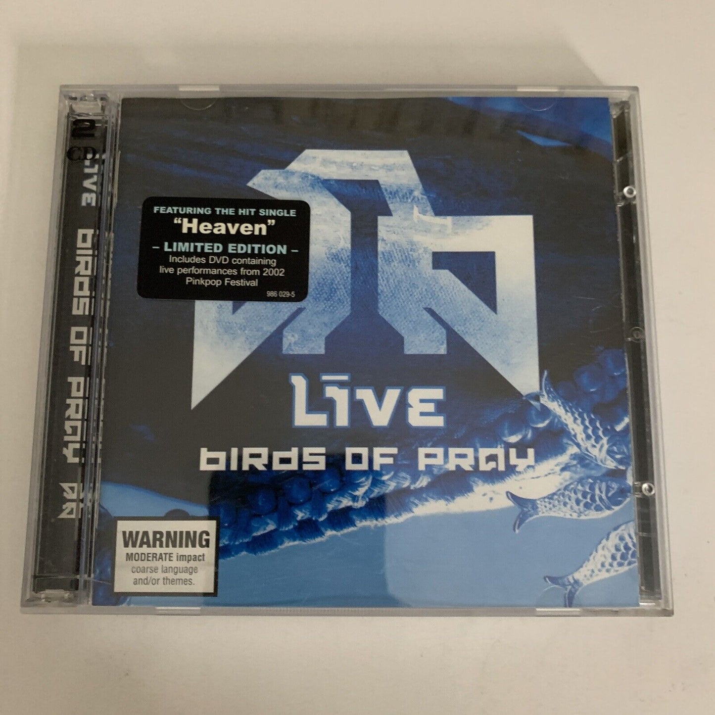 Live – Birds Of Pray Limited Edition (CD + DVD, 2003) Album