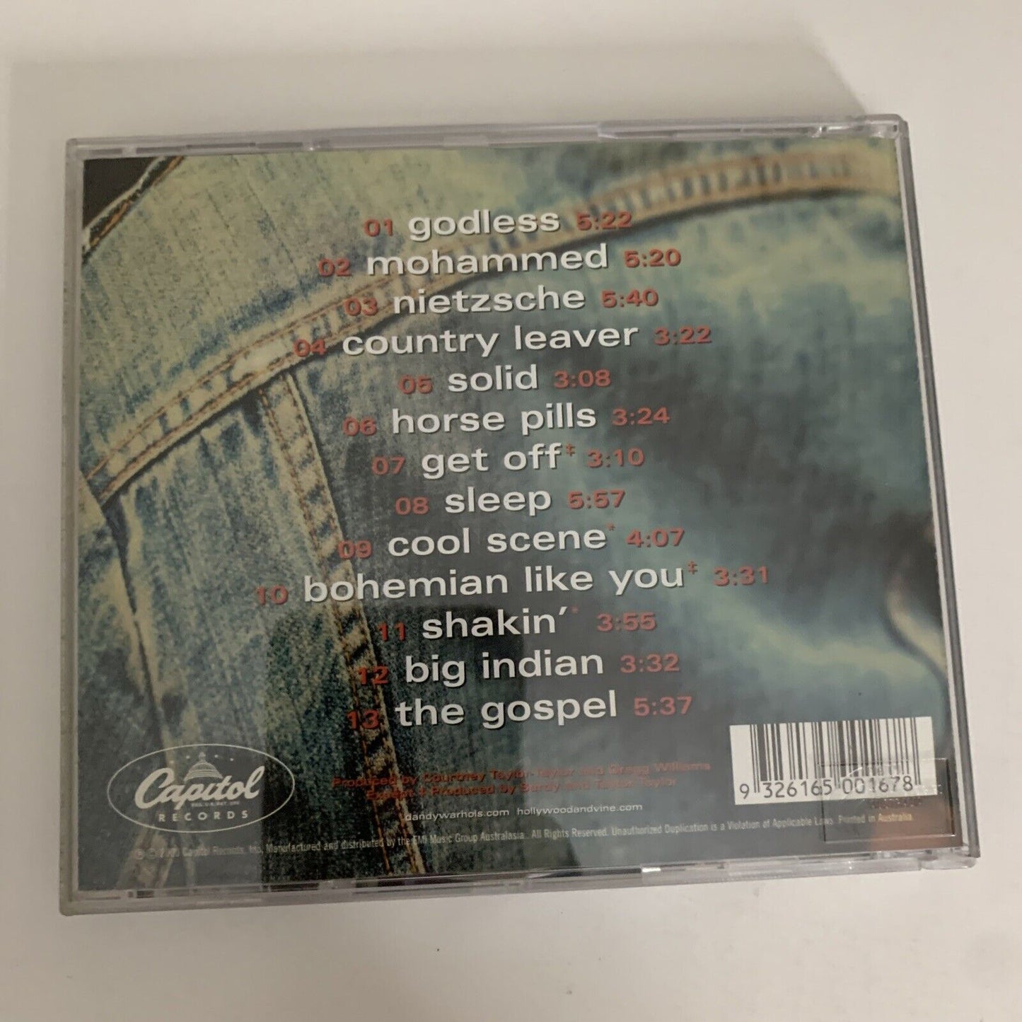 Thirteen Tales From Urban Bohemia By The Dandy Warhols (CD, 2000) Album