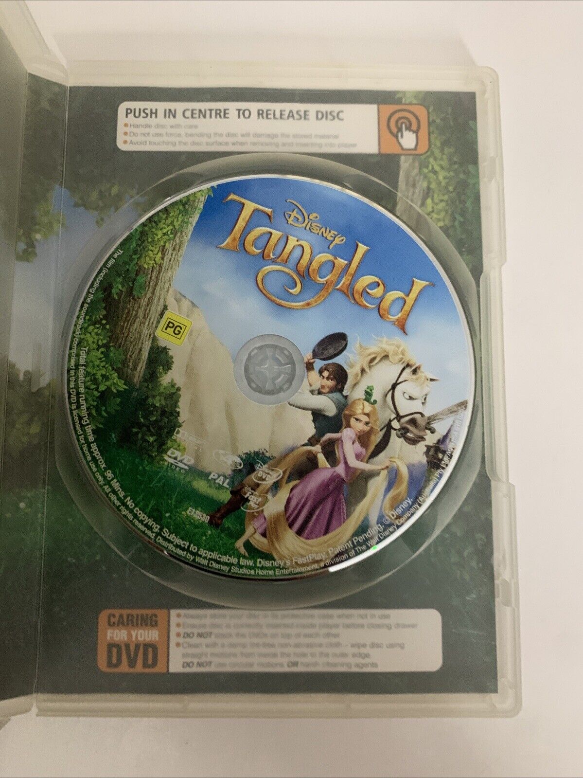 Tangled (DVD, 2010) Disney Animation  Region 4