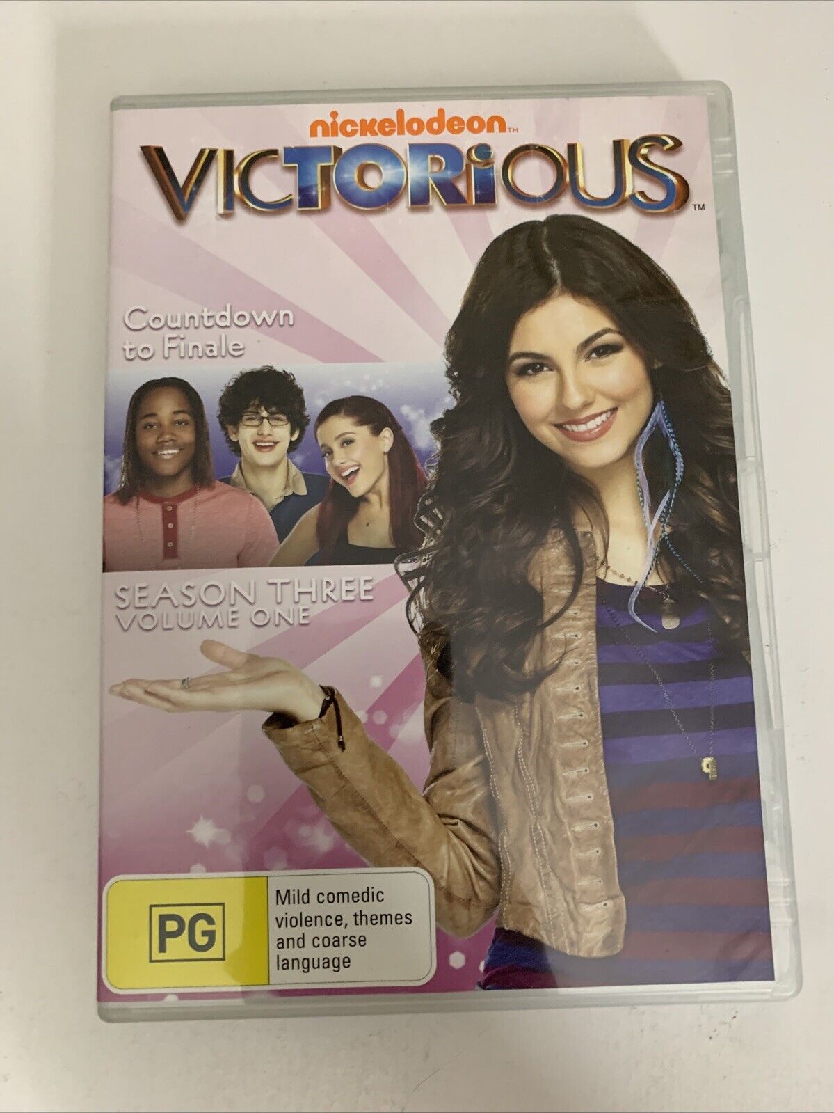 Victorious : Countdown to Finale Season 3 Vol 1 (DVD,2012) Ariana Grande Region4