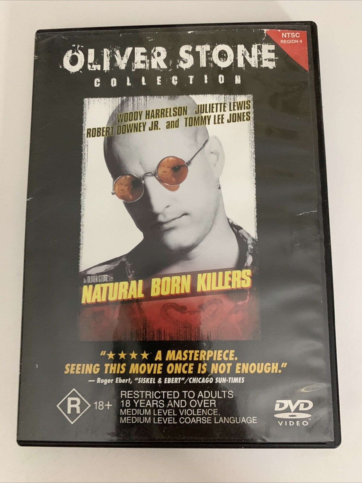 Natural Born Killers (DVD, 1994) Juliette Lewis, Woody Harrelson  Region 4