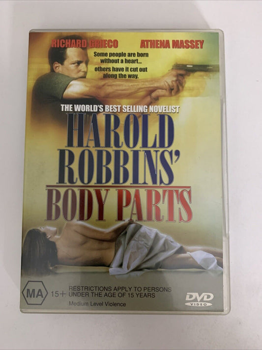 Harold Robbins' Body Parts (DVD, 2000) Richard Greico, Athena Massey Region 4