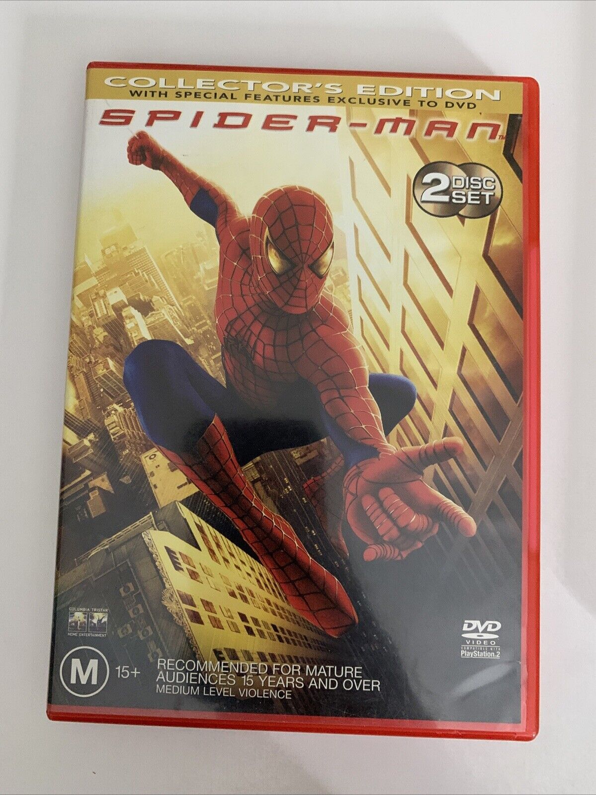 Spider-Man 1 & 2 (DVD, 2002) Tobey Maguire, Kirsten Dunst Region 4