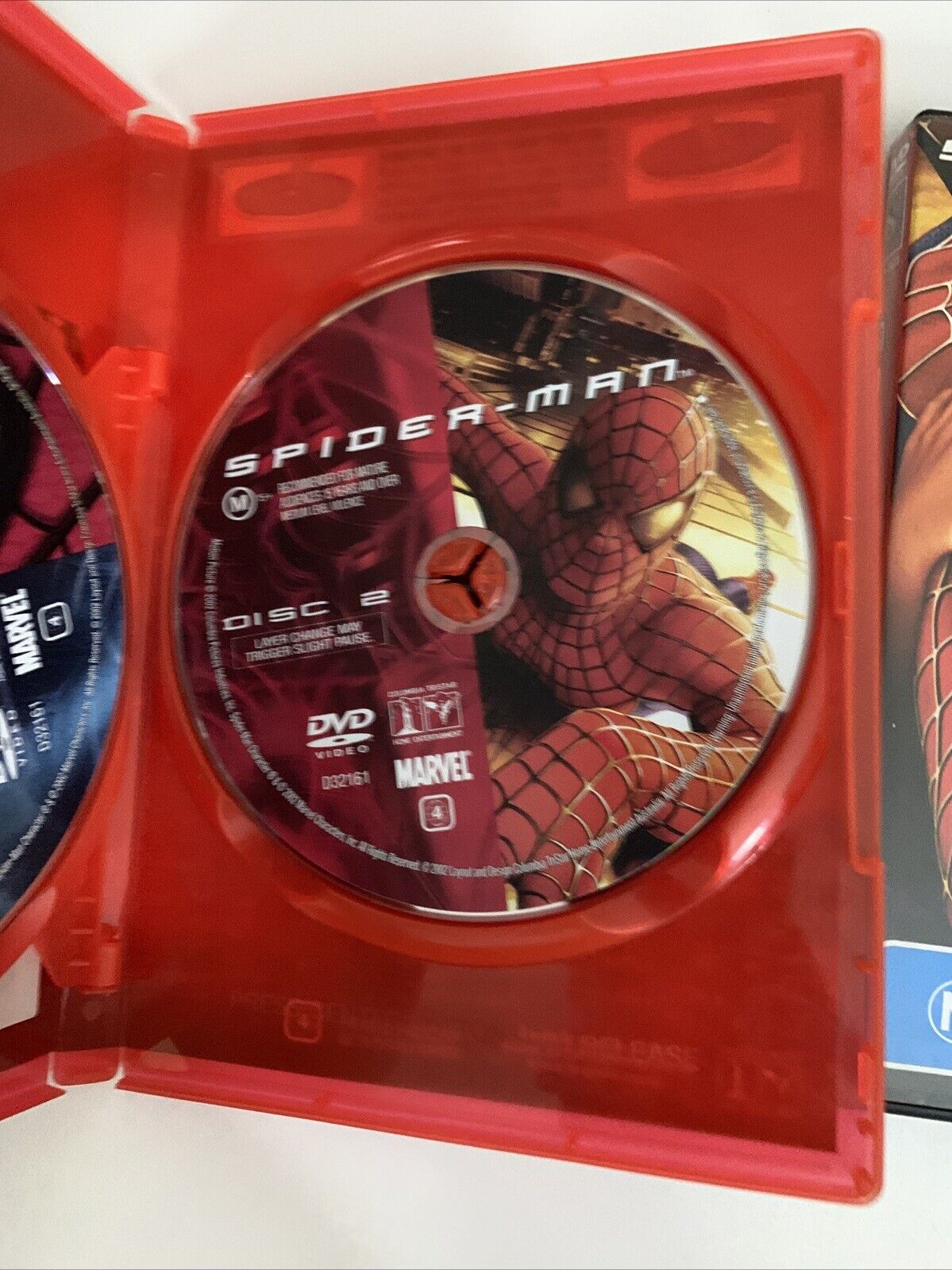 Spider-Man 1 & 2 (DVD, 2002) Tobey Maguire, Kirsten Dunst Region 4