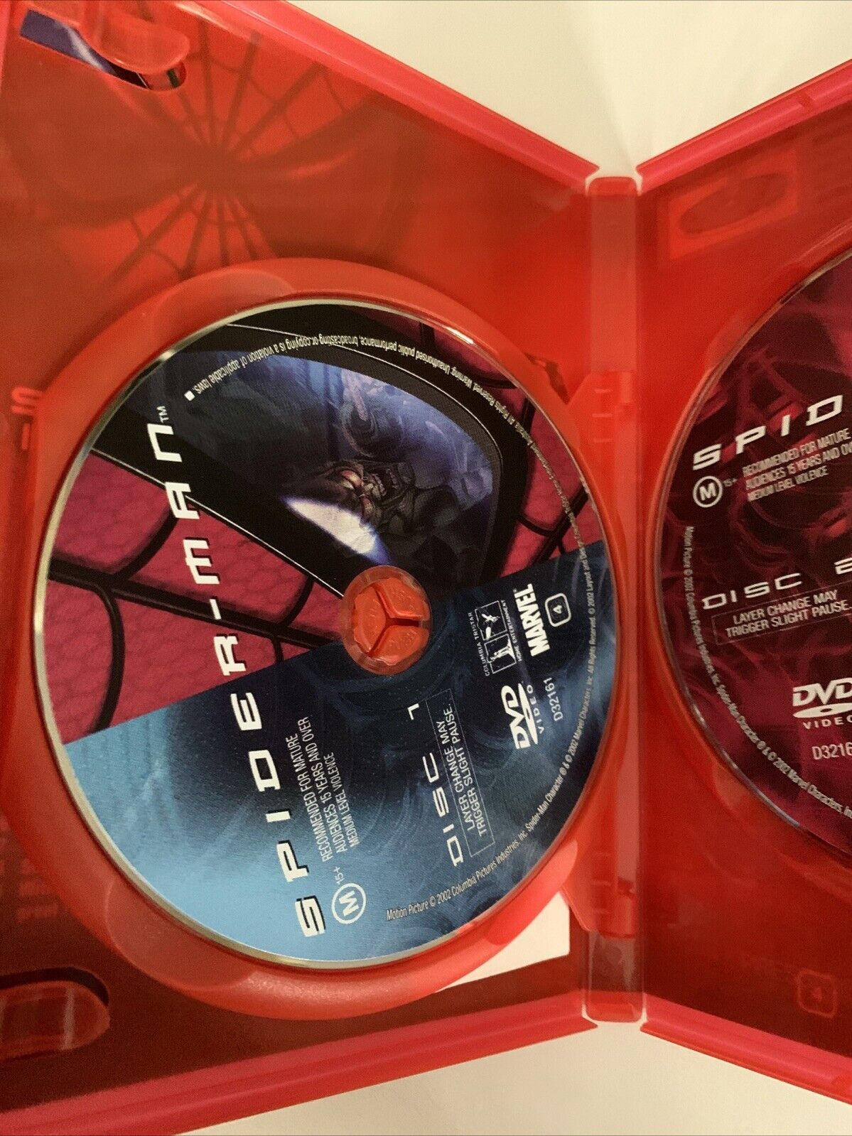 Spider-Man 1 & 2 (DVD, 2002) Tobey Maguire, Kirsten Dunst Region 4