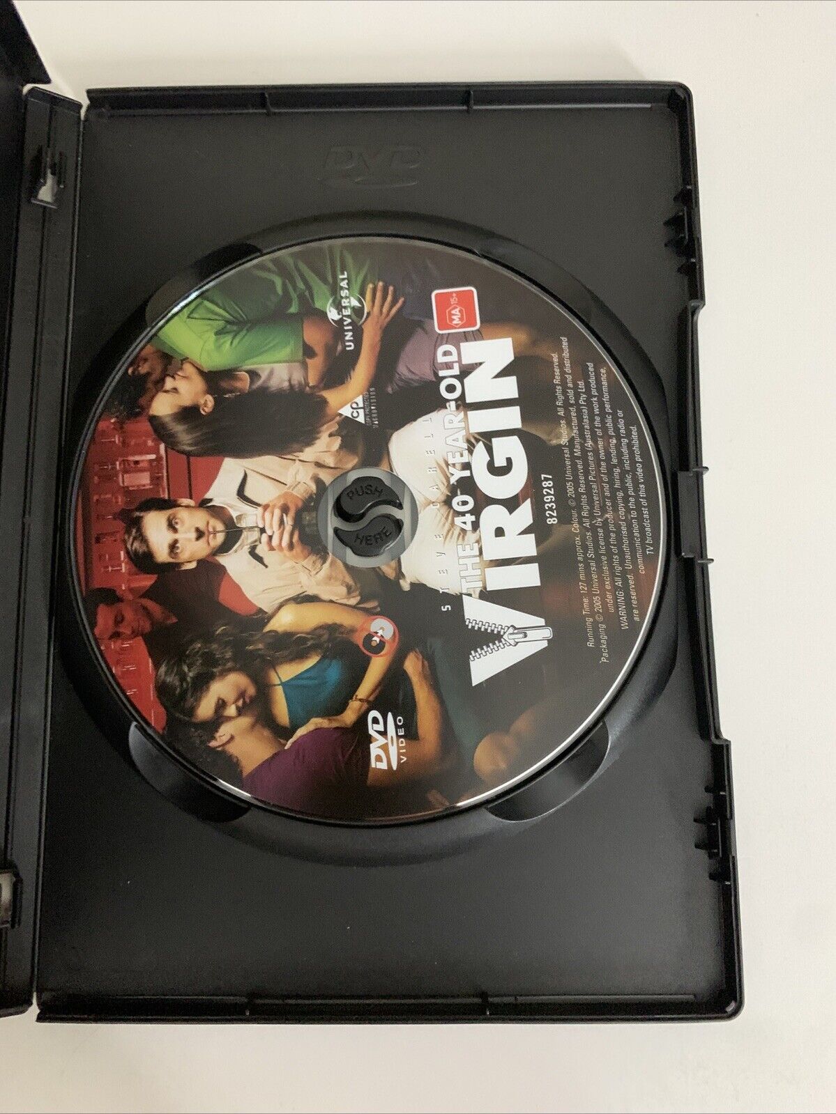 The 40 Year Old Virgin (DVD, 2005) Steve Carell, Catherine Keener, Paul Rudd