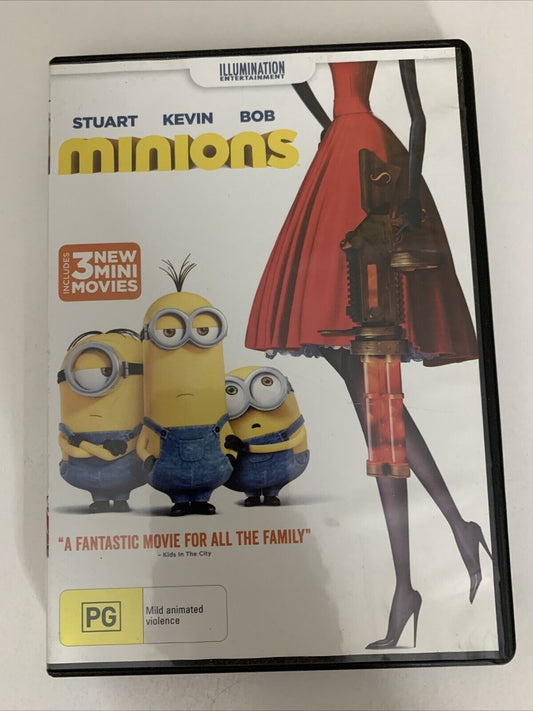 Minions (DVD, 2015) Animated Film  Region 4
