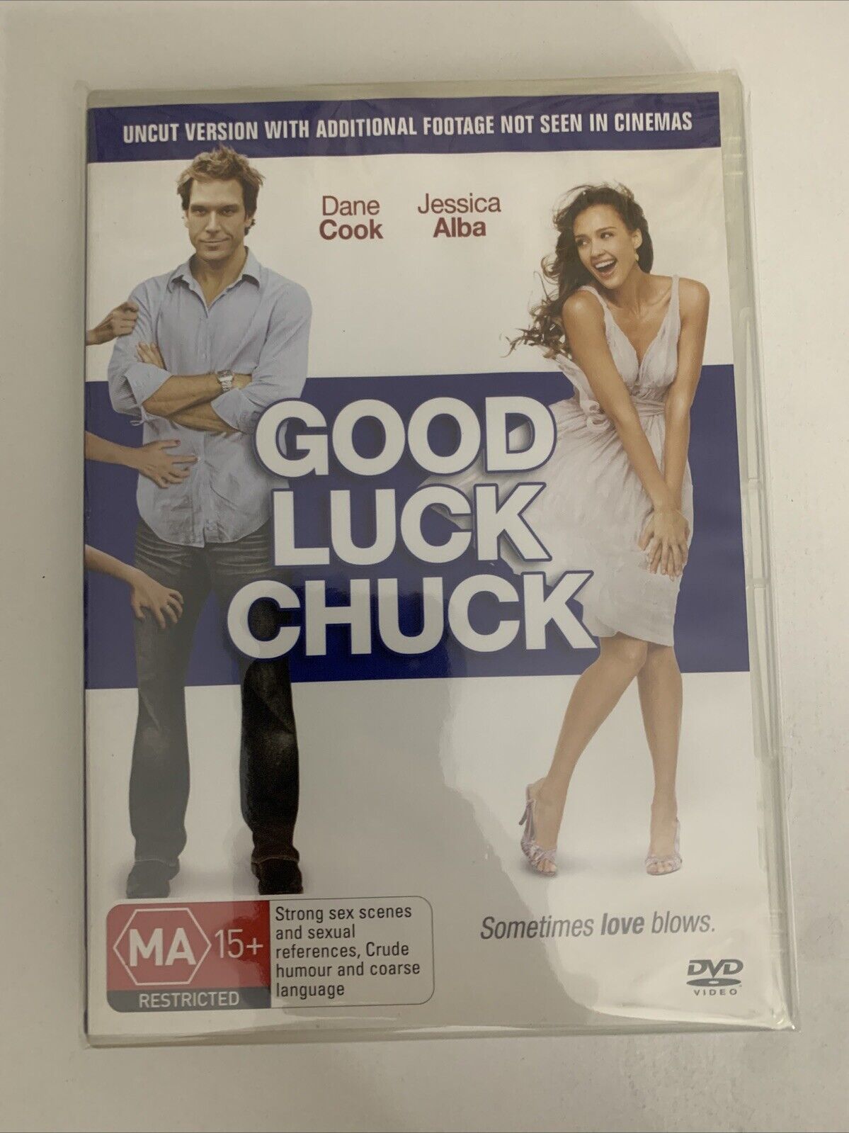 Chuck Luck Good Luck Chuck (DVD, 2007) Jessica Alba, Dane Cook Region 4 NEW ...