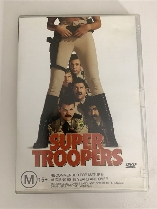 Super Troopers (DVD, 2001) Kevin Heffernan, Paul Soter Jay Chandrasekhar Region4
