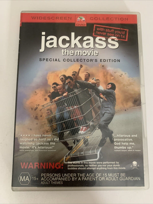 Jackass The Movie : Special Collector's Edition (DVD, 2002) Region 4