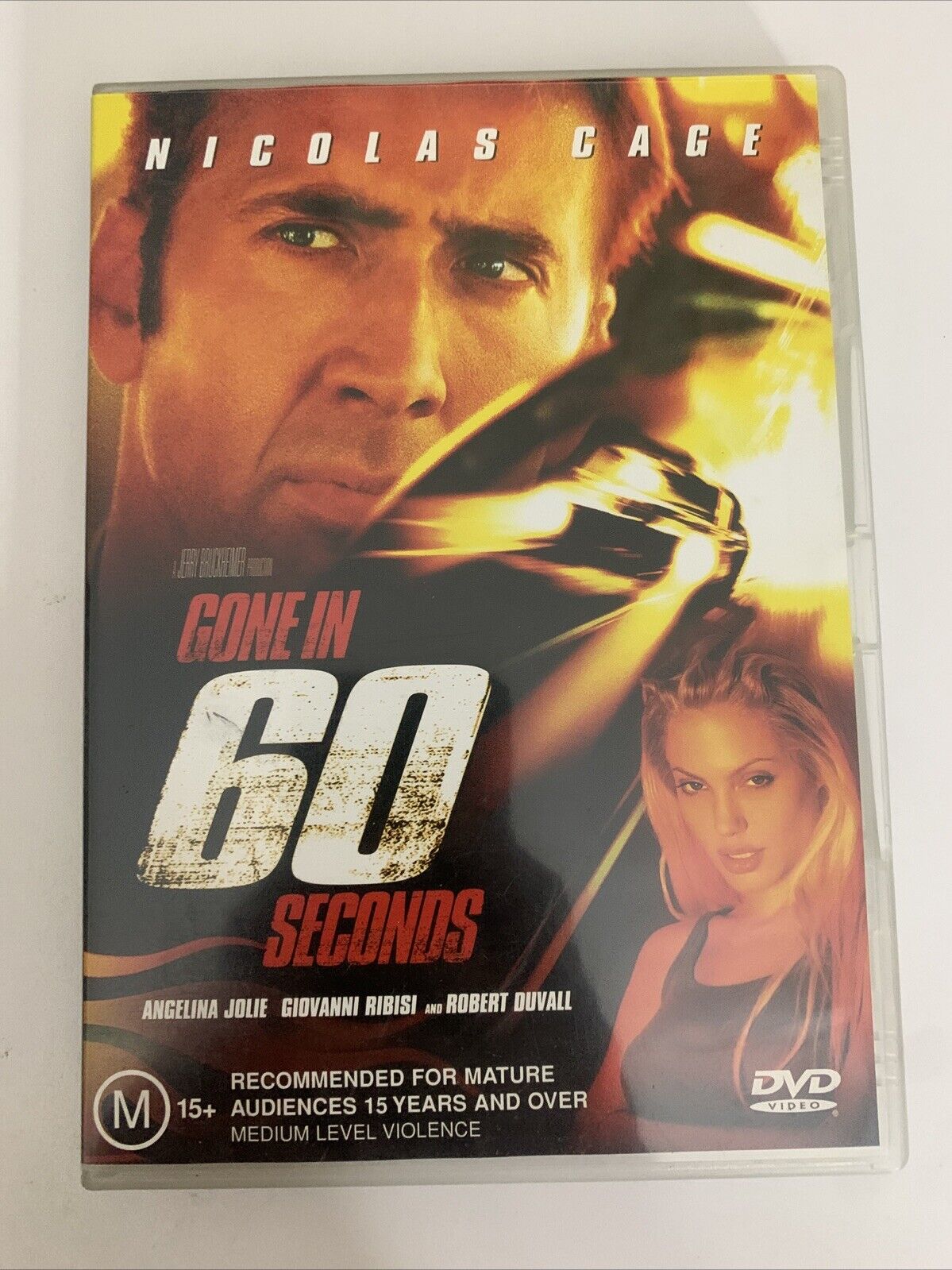 Gone in 60 Seconds (DVD, 2000) Robert Duvall, Nicolas Cage Region 4