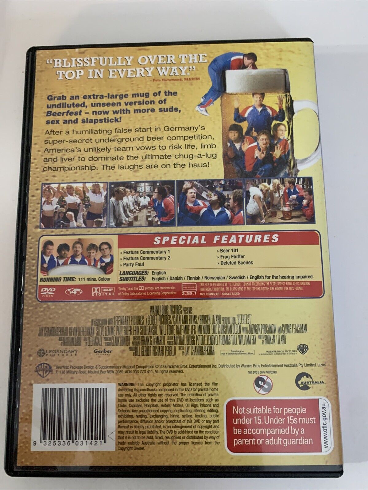 Beerfest : Completely Unseen Edition (DVD, 2006) Region 4