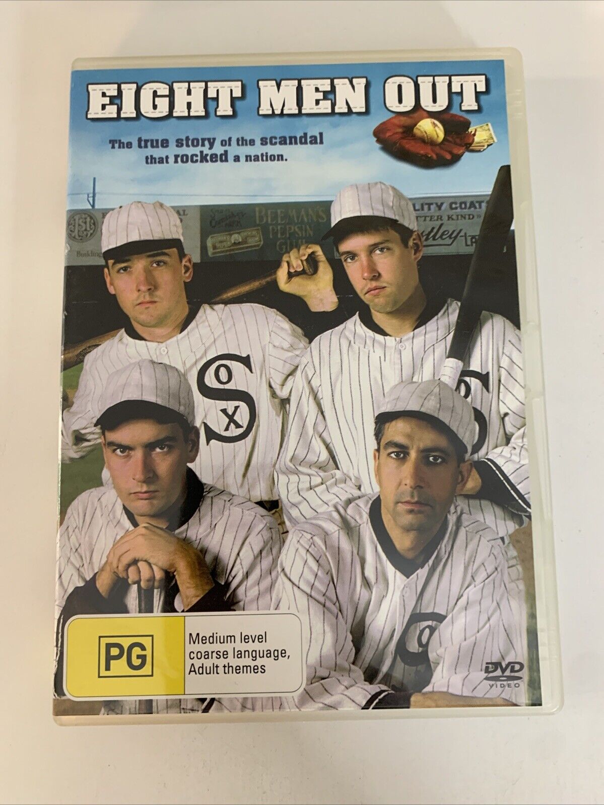 Eight Men Out (DVD, 1989) Christopher Lloyd, Charlie Sheen, John Cusack Region 4