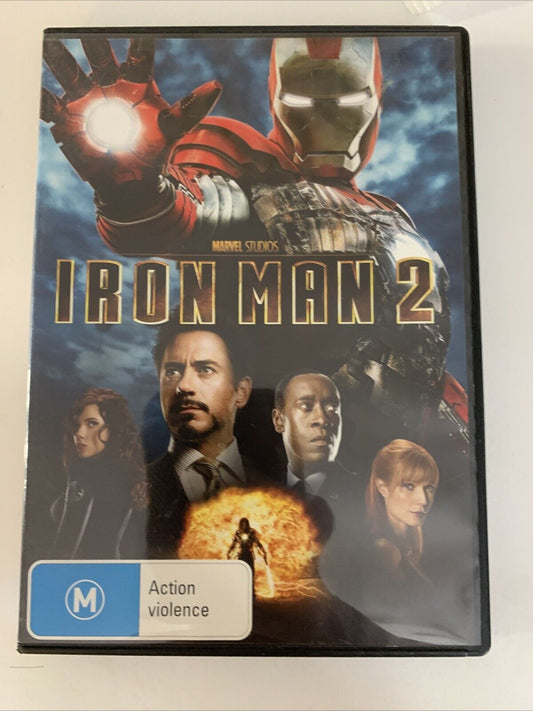 Iron Man 2 (DVD, 2010) Robert Downey Jr, Don Cheadle  Region 4