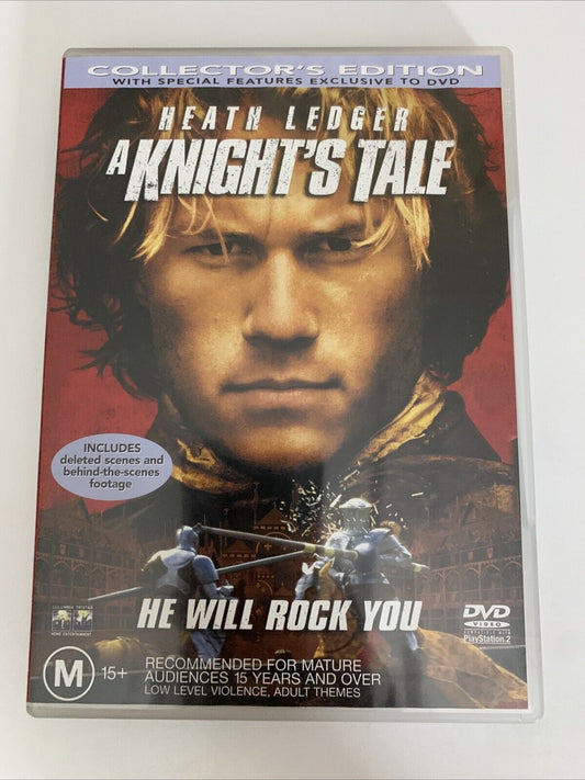 A Knight's Tale (DVD, 2001) Rufus Sewell, Heath Ledger  Region 4