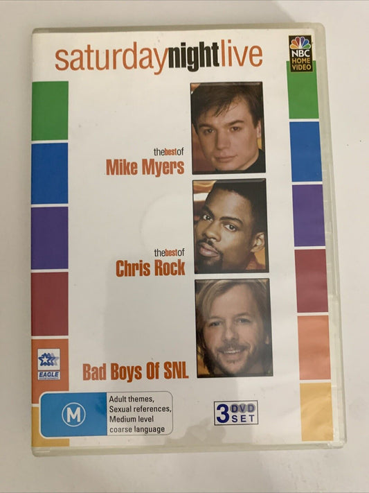 Saturday Night Live Best of Mike Myers, Chris Rock & Bad Boys of SNL (DVD, 2007)