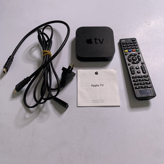 Apple TV 2nd Generation Media Streamer 8GB Black A1378