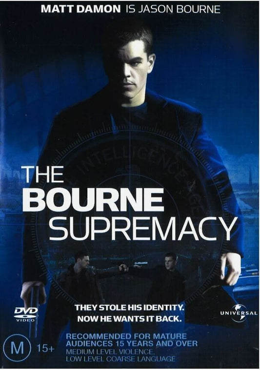 The Bourne Supremacy (DVD, 2004) Matt Damon, Julia Stiles, Karl Urban Region 4