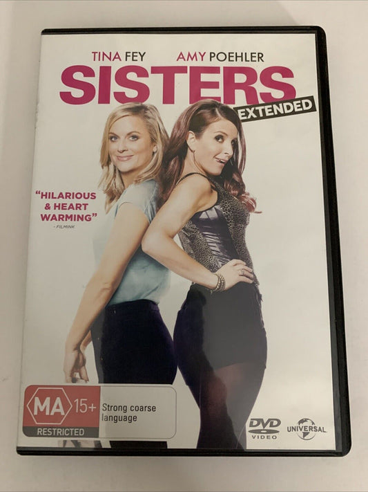 Sisters (DVD, 2015) Tina Fey, Amy Poehler, John Cena  Region 4