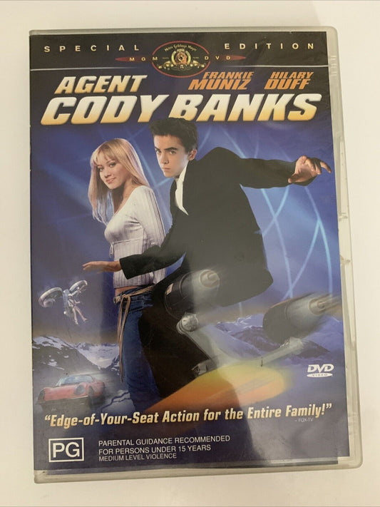 Agent Cody Banks Special Edition (DVD, 2003) Hilary Duff, Frankie Muniz Region 4