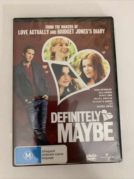 Definitely, Maybe (DVD, 2008) Rachel Weisz, Ryan Reynolds  Region 4  NEW