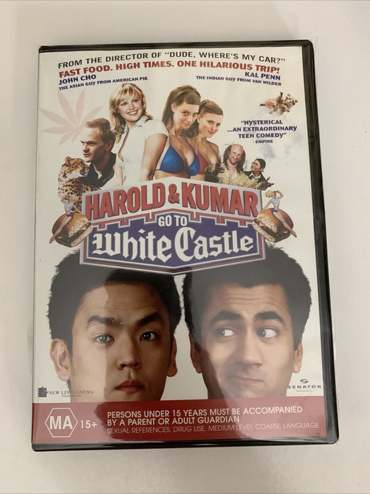 Harold & Kumar Go To White Castle (DVD, 2004) Region 4 NEW