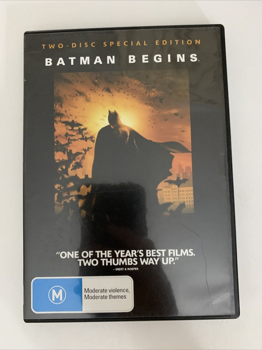 Batman Begins (Special Edition, DVD, 2005, 2-Disc) Christian Bale Region 4